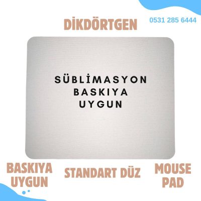 Süblimasyon Kare Standart Boş Mouse Pad – Toptan Satış – Baskıya Uygun